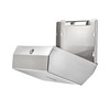 Alpine Industries Stainless Steel Brushed C-Fold/Multi-Fold Paper Towel Dispenser 481S